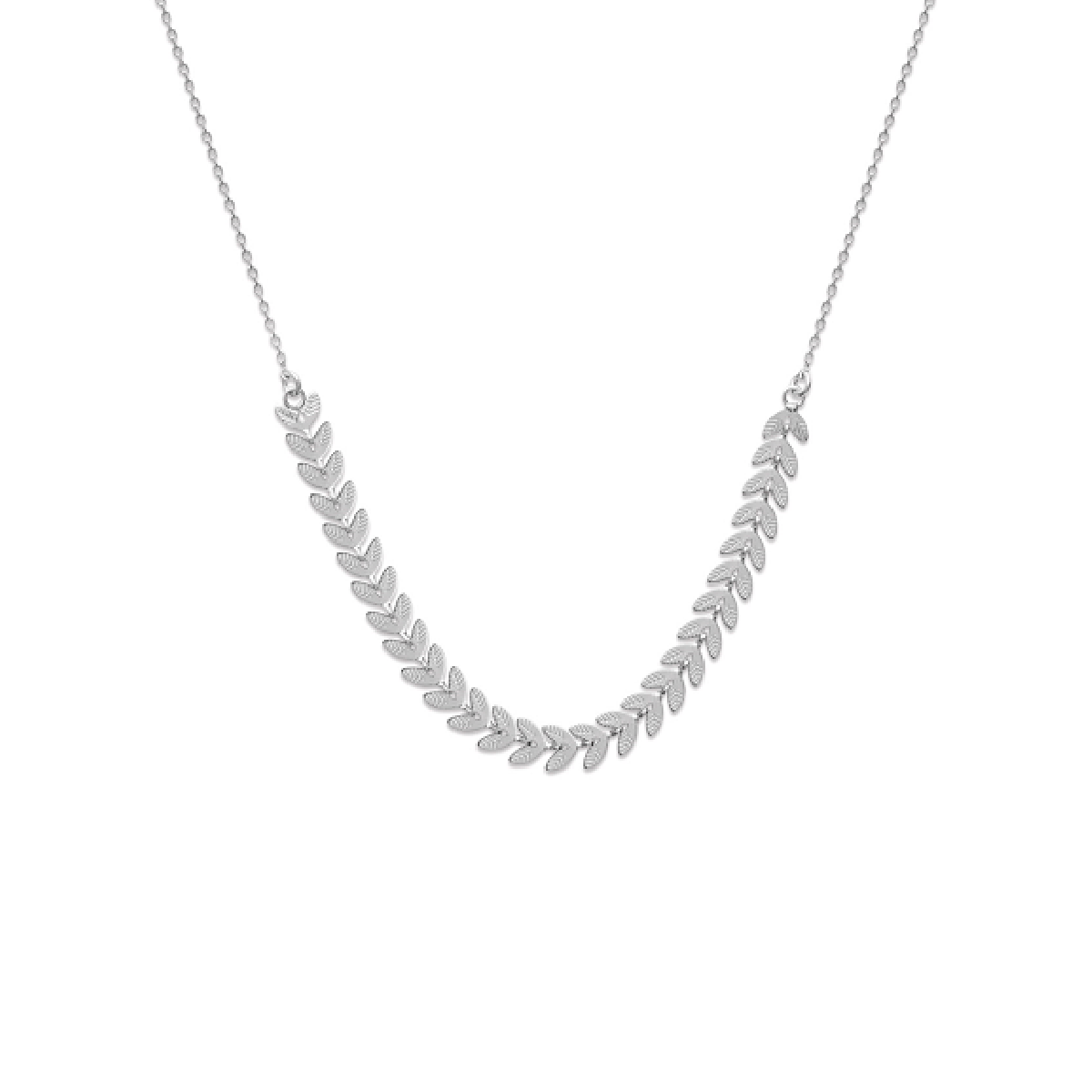 Cesaria Necklace in 925 Sterling Silver Plated Rhodium or 18K Gold Plated
