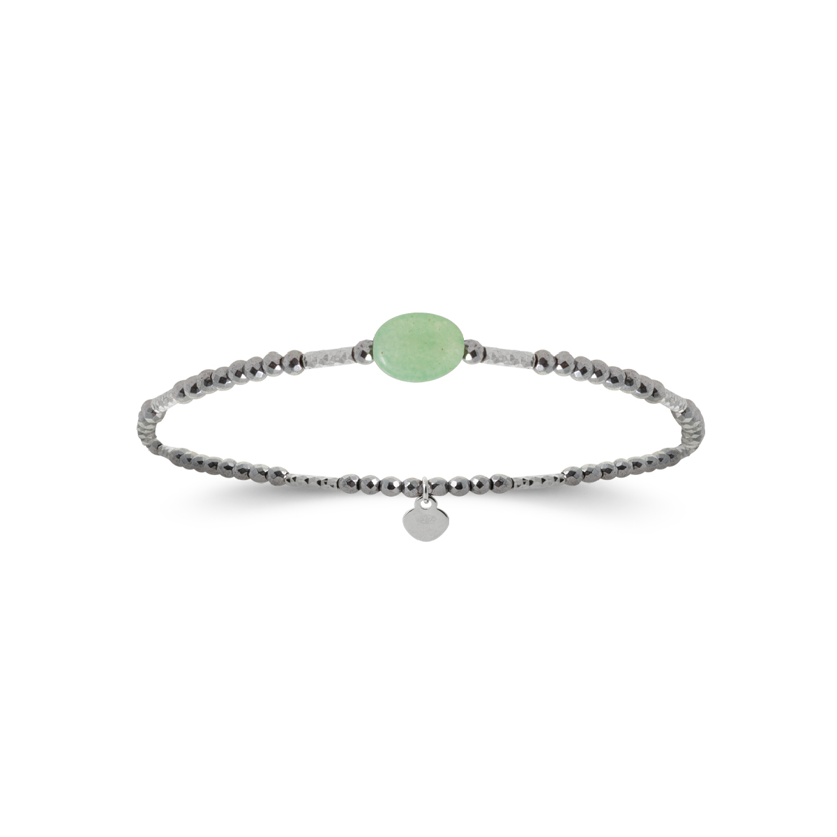 Mystigrey Serenity 925 Sterling Silver Plated Rhodium Cord Bracelet
