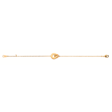 Load image into Gallery viewer, Mystigrey Carter .925 Sterling Silver Plated Rhodium and 18K Gold Plated Bracelet for Women Interlocking Circles

