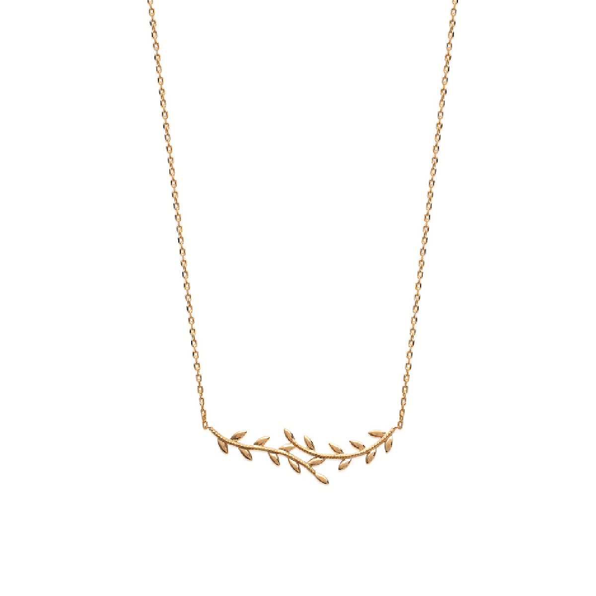 Mystigrey Eden .925 Sterling Silver Plated Rhodium and 18K Gold Plated Necklace