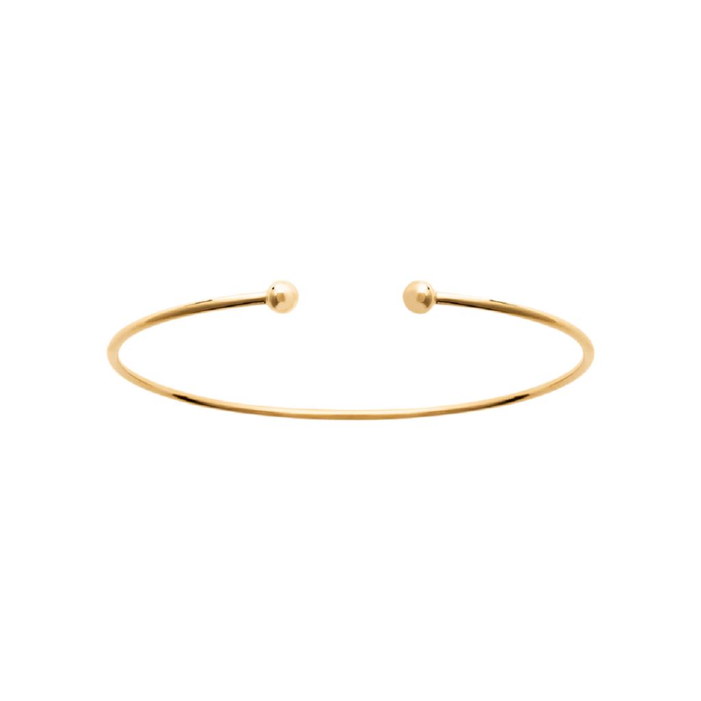 Mystigrey Olivia .925 Sterling Silver Plated Rhodium and 18K Gold Plated and 18K Rose Gold Plated Bangle for Women