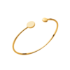 Lucy Dot Bangle in 925 Sterling Silver Plated Rhodium or 18K Gold Plated, view 7