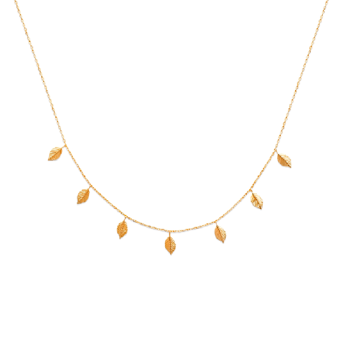 Mystigrey Autumn .925 Sterling Silver Plated Rhodium  and 18K Gold Plated Necklace