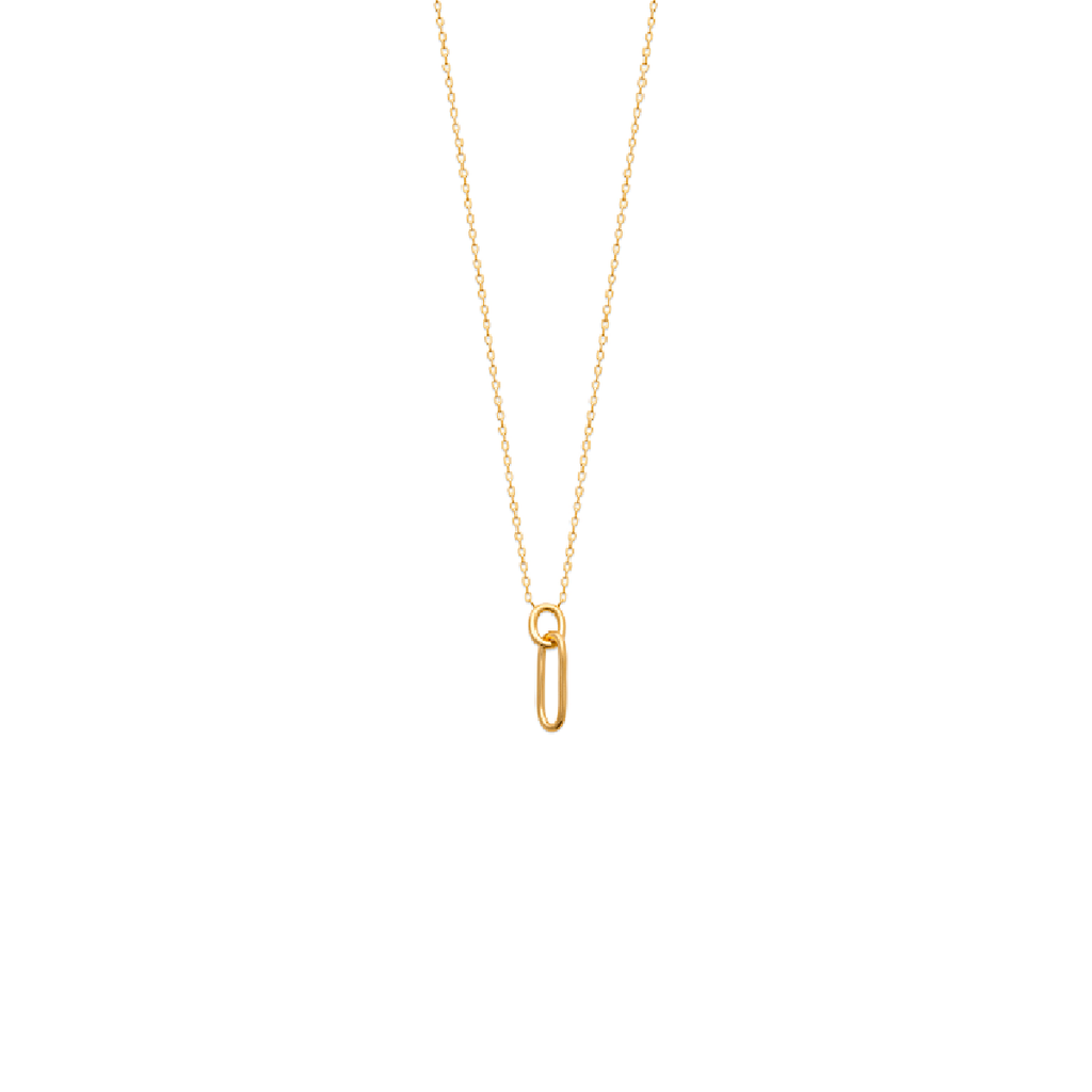 Mystigrey Julie .925 Sterling Silver Plated Rhodium and 18K Gold Plated Necklace