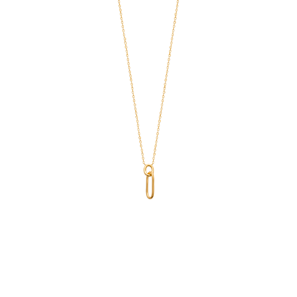 Mystigrey Julie .925 Sterling Silver Plated Rhodium and 18K Gold Plated Necklace