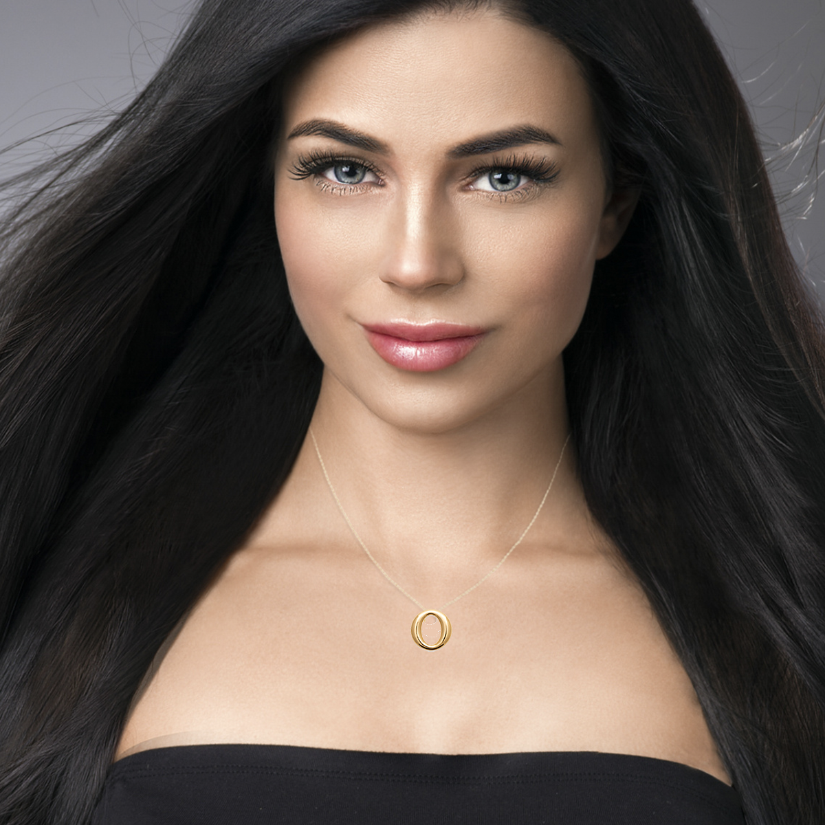 Mystigrey Octavia .925 Sterling Silver Plated Rhodium and 18K Gold Plated Necklace