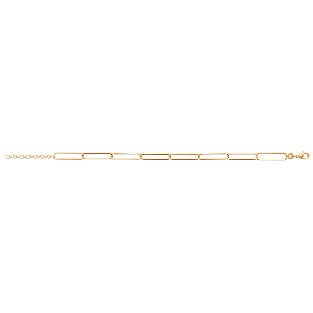 Mystigrey Piper .925 Sterling Silver Plated Rhodium and 18K Gold Plated Bracelet