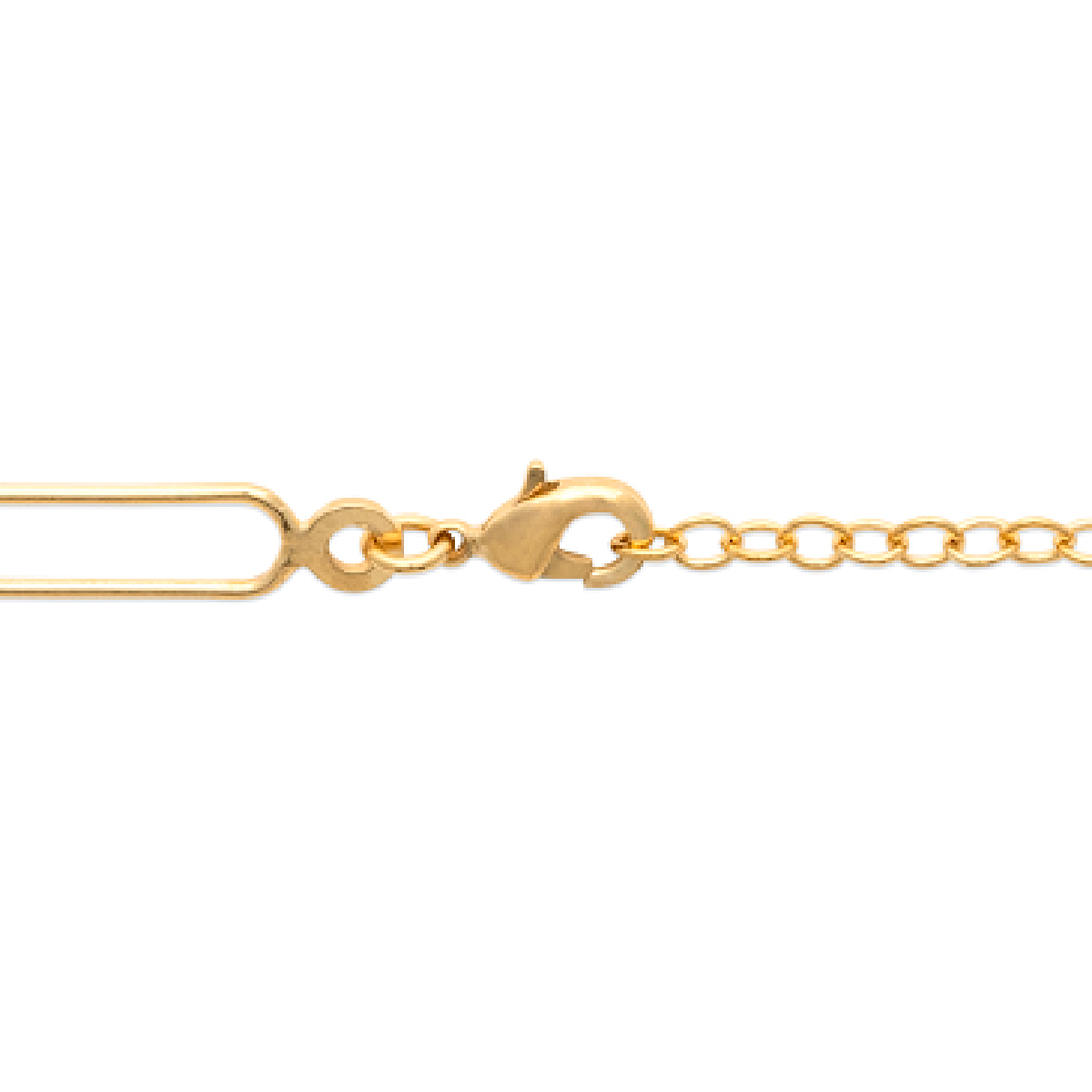 Mystigrey Piper .925 Sterling Silver Plated Rhodium and 18K Gold Plated Bracelet