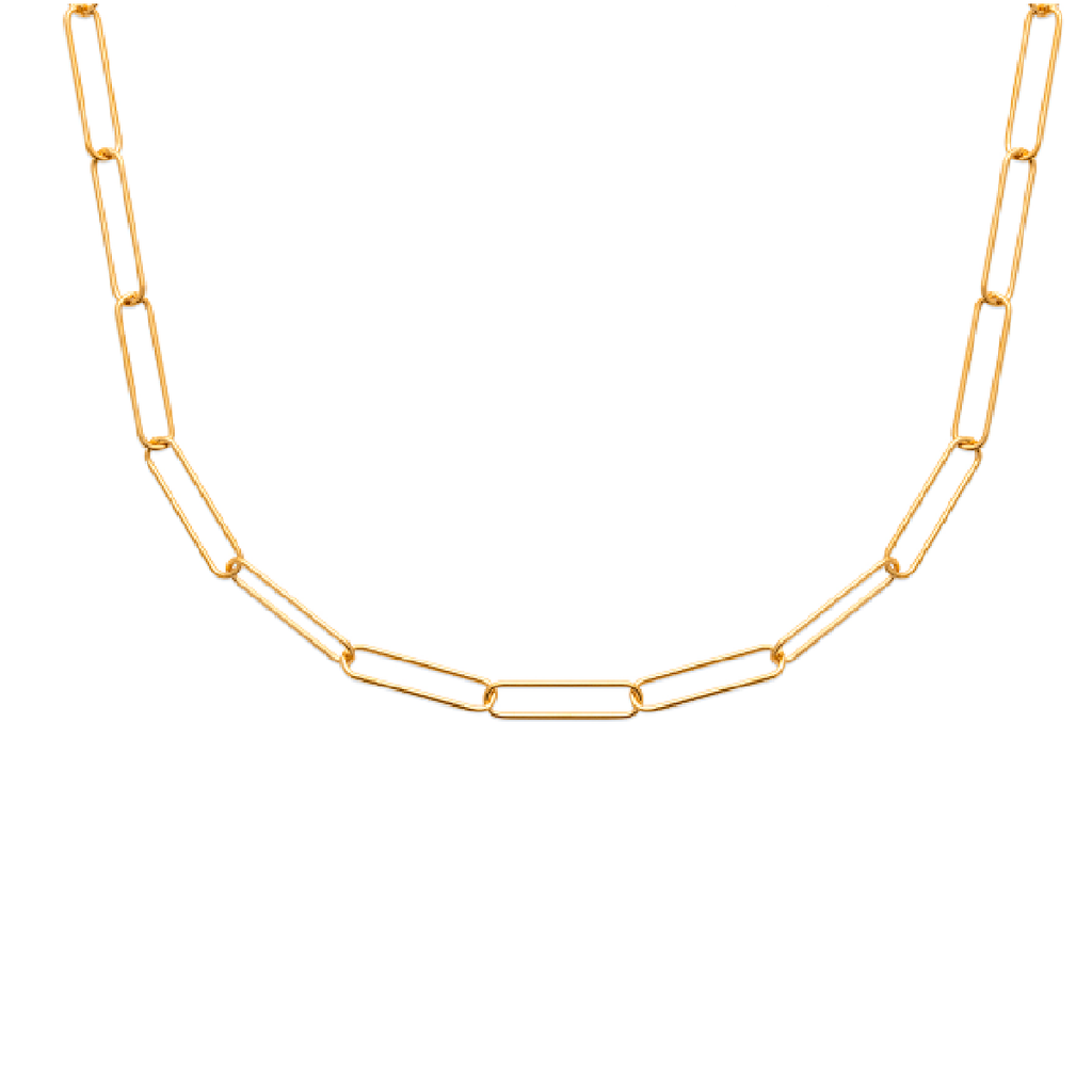 Mystigrey Piper .925 Sterling Silver Plated Rhodium and 18K Gold Plated Necklace