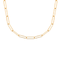 Mystigrey Piper .925 Sterling Silver Plated Rhodium and 18K Gold Plated Necklace