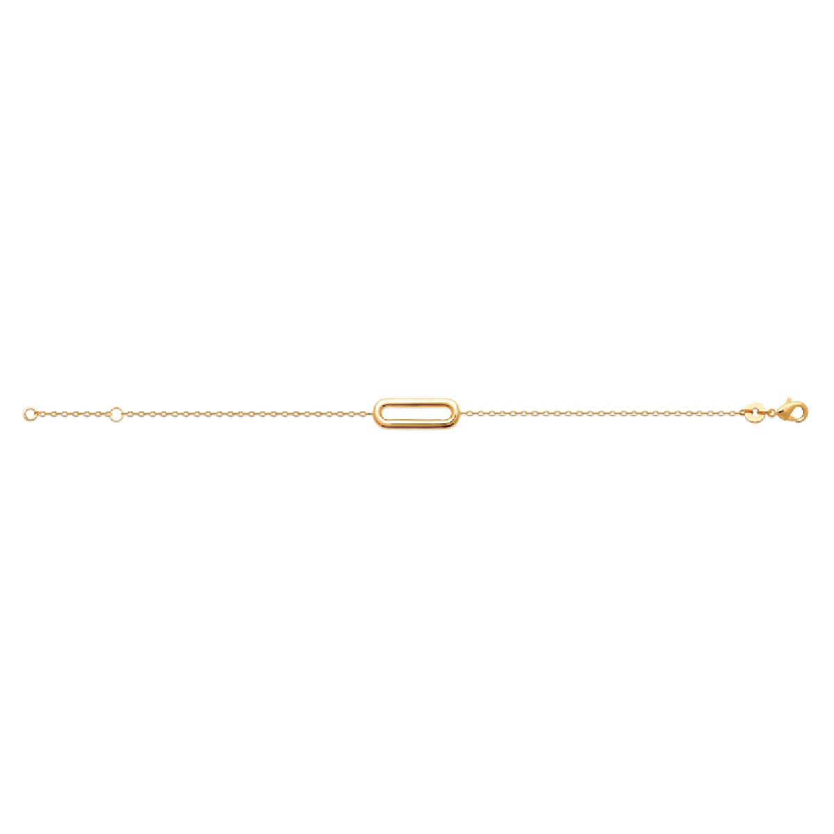 Mystigrey Mackenzie .925 Sterling Silver Plated Rhodium and 18K Gold Plated Bracelet