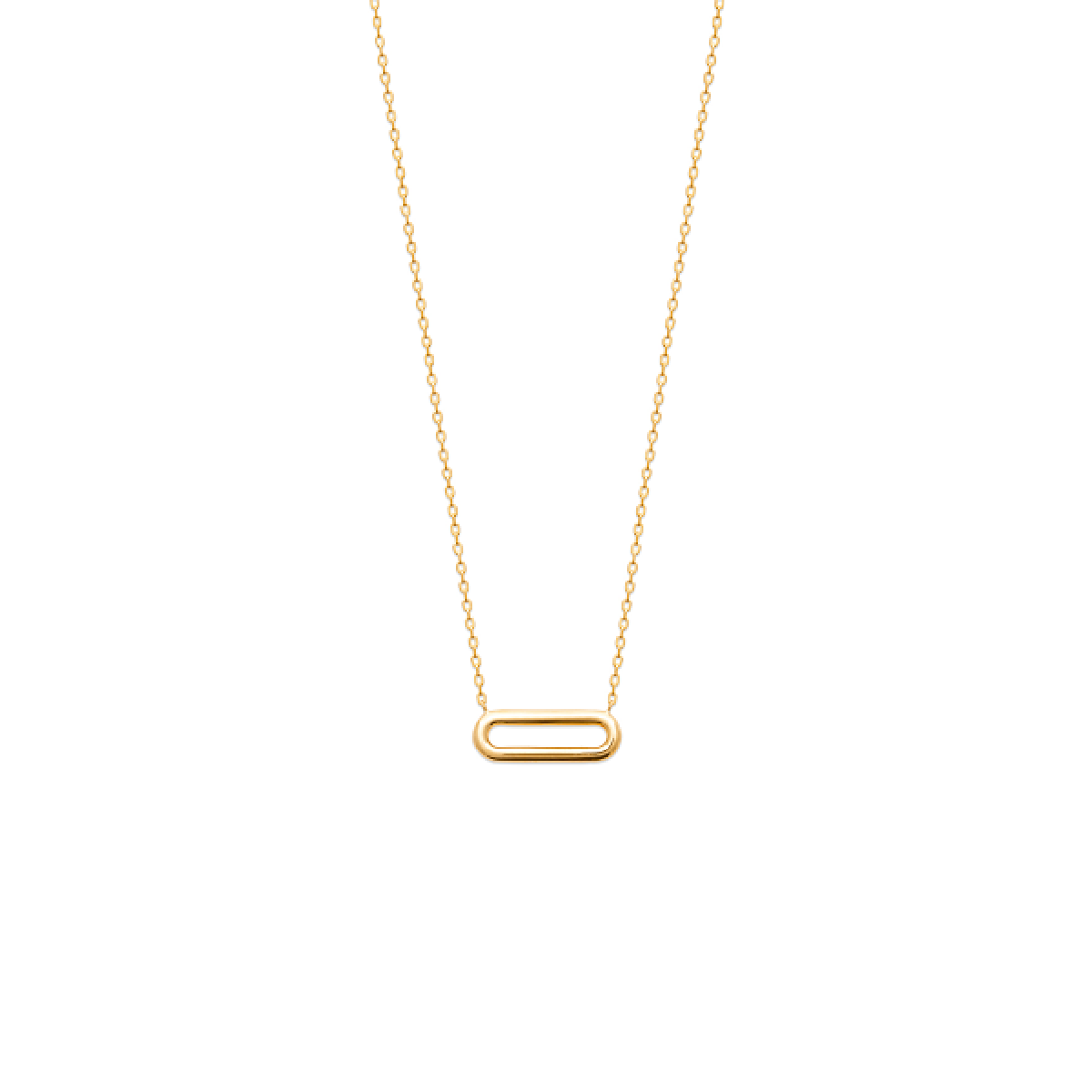 Mystigrey Mackenzie .925 Sterling Silver Plated Rhodium and 18K Gold Plated Necklace