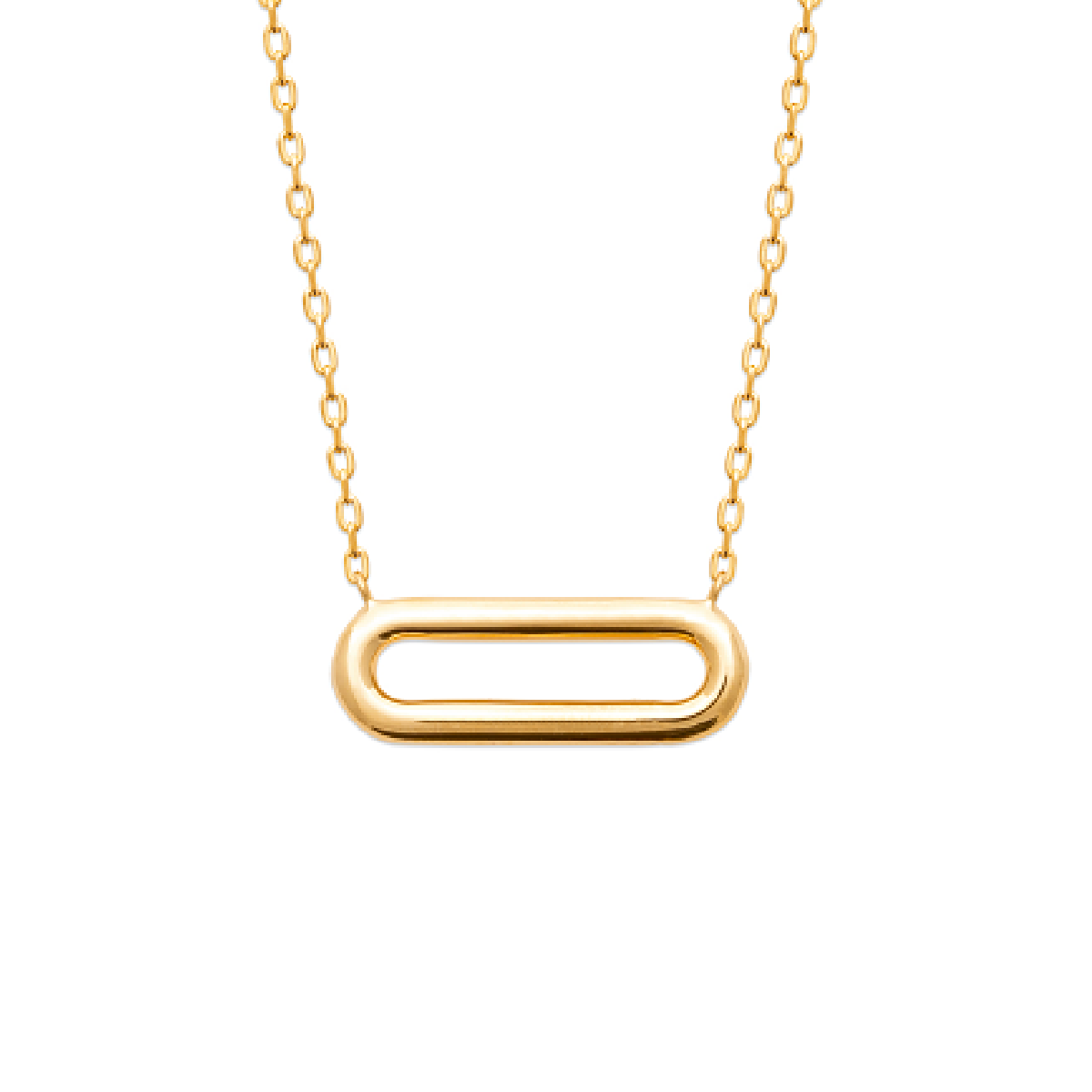 Mystigrey Mackenzie .925 Sterling Silver Plated Rhodium and 18K Gold Plated Necklace