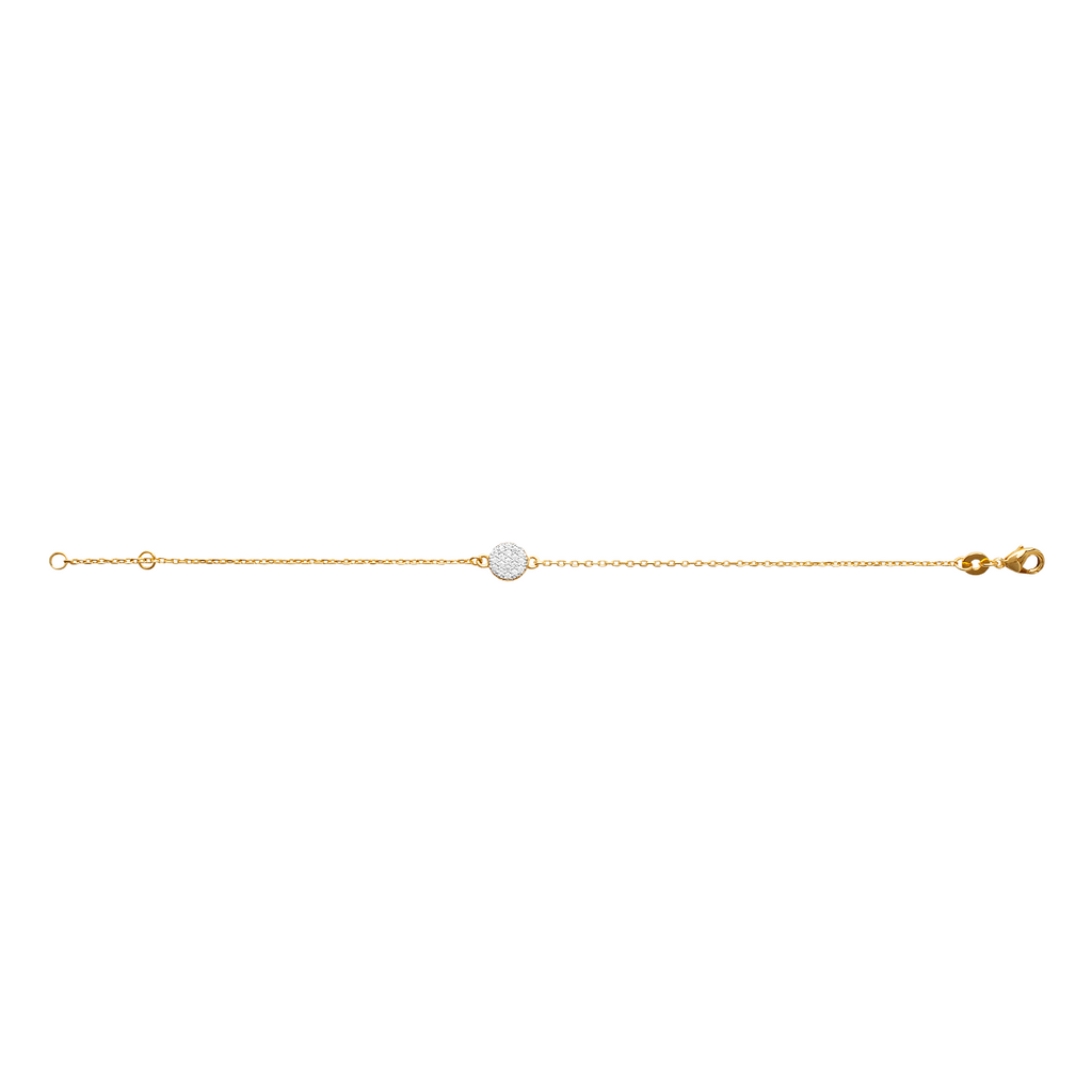 Mystigrey Amie .925 Sterling Silver Plated Rhodium and 18K Gold Plated Bracelet for Women with Cubic Zirconia or Turquoise