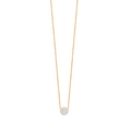 Mystigrey Amie .925 Sterling Silver Plated Rhodium and 18K Gold Plated Necklace for Women with Cubic Zirconia or Turquoise