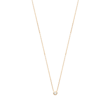 Load image into Gallery viewer, Mystigrey LIberty 18K Gold Plated  Necklace for Women with Solitary Cubic Zirconia
