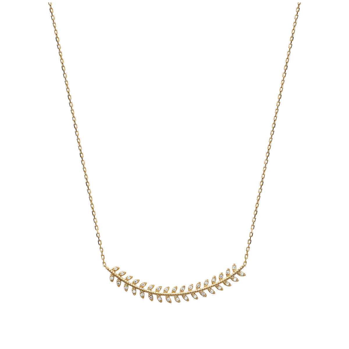 Mystigrey Eden .925 Sterling Silver Plated Rhodium and 18K Gold Plated Necklace for Women with Cubic Zirconia