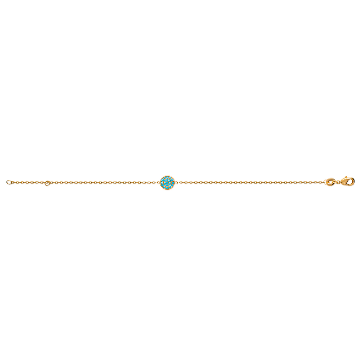 Mystigrey Amie .925 Sterling Silver Plated Rhodium and 18K Gold Plated Bracelet for Women with Cubic Zirconia or Turquoise