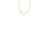 Mystigrey Constellation 18K Gold Plated Necklace for Women with Cubic Zirconia