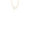 Mystigrey Constellation 18K Gold Plated Necklace for Women with Cubic Zirconia