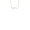 Mystigrey Constellation 18K Gold Plated Necklace for Women with Cubic Zirconia