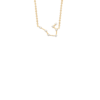Mystigrey Constellation 18K Gold Plated Necklace for Women with Cubic Zirconia