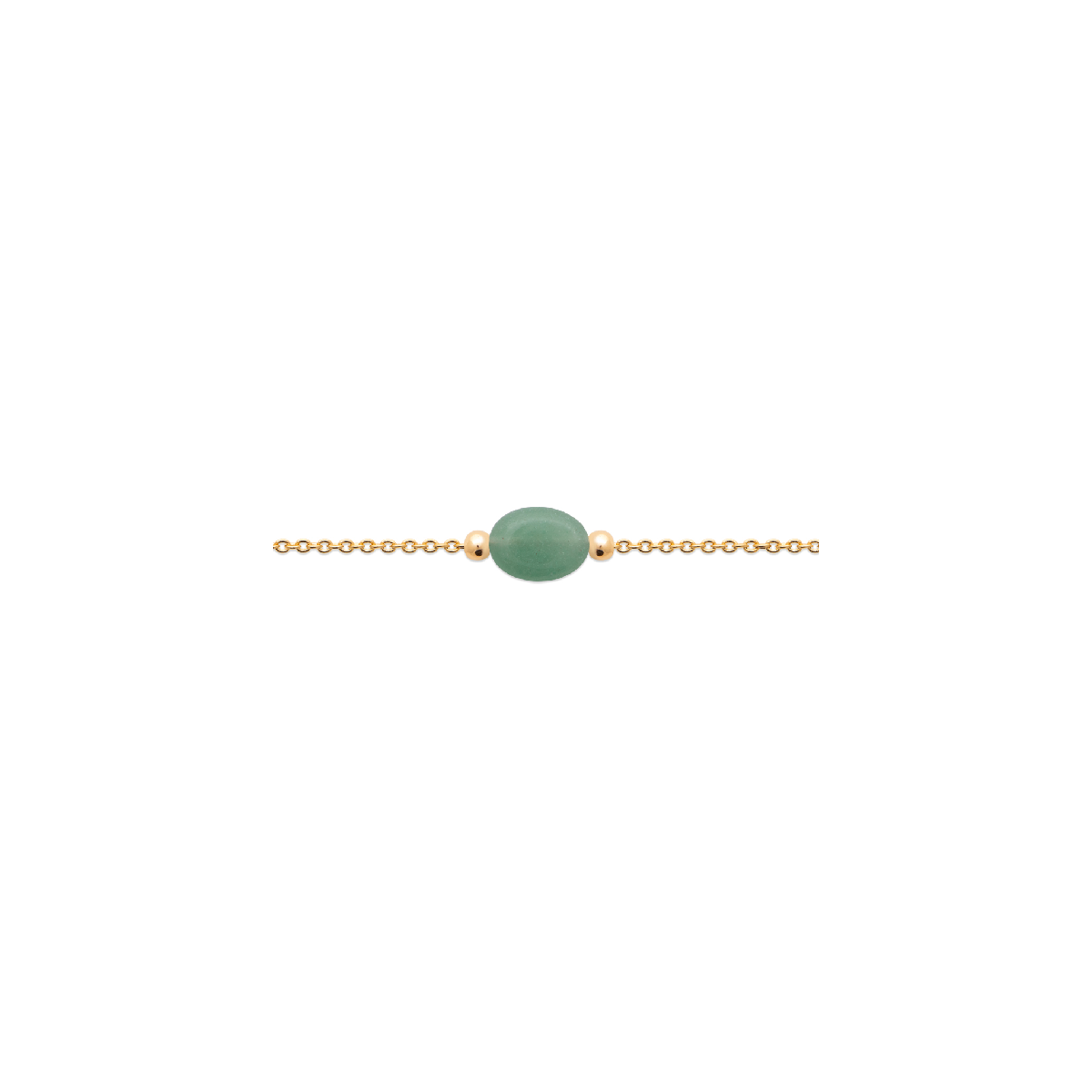 Mystigrey Serenity 18K Gold Plated Bracelet for Women Available in Black Agate, Pink Quartz , Purple Amethyst, Green Aventurine and White Moonstone Small