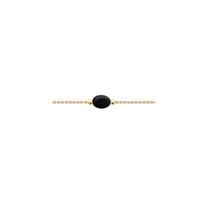 Mystigrey Serenity 18K Gold Plated Bracelet for Women Available in Black Agate, Pink Quartz , Purple Amethyst, Green Aventurine and White Moonstone Small