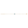 Mystigrey Serenity 18K Gold Plated Bracelet for Women Available in Black Agate, Pink Quartz , Purple Amethyst, Green Aventurine and White Moonstone Small