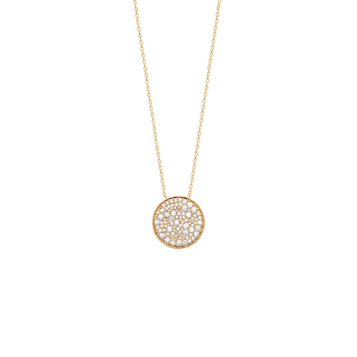 Mystigrey Calysta .925 Sterling Silver Plated Rhodium  and 18K Gold Plated Necklace for Women with Cubic Zirconia