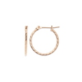 Mystigrey Roseline 18K Rose Gold Plated Earrings for Women 0.8 inch x 0.8 inch