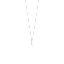 Load image into Gallery viewer, Mystigrey Mackenna .925 Sterling Silver Plated Rhodium and 18K Gold Plated Necklace for Women with Cubic Zirconia
