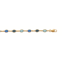 Load image into Gallery viewer, Mystigrey Oceana 18K Gold Plated Necklace for Women Blue or Pink
