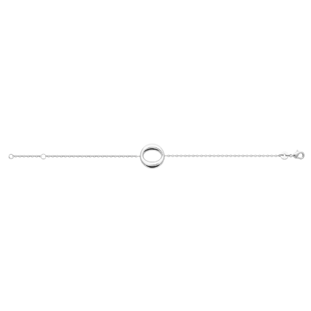 Mystigrey Octavia .925 Sterling Silver Plated Rhodium Bracelet