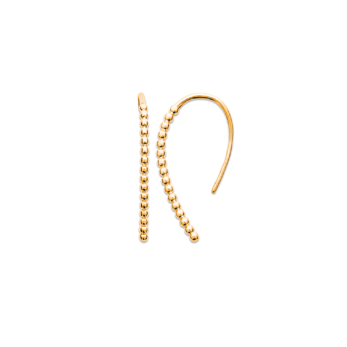 Mystigrey Olivia 18K Gold Plated Long Earrings for Women