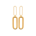 Mystigrey Paige 18K Gold Plated Earrings for Women