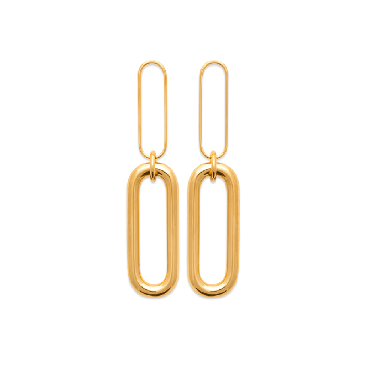 Mystigrey Paige 18K Gold Plated Earrings for Women