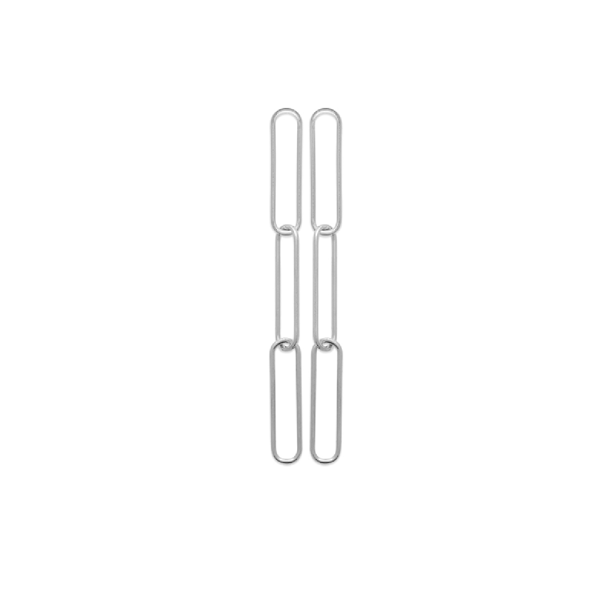 Mystigrey Piper Three .925 Sterling Silver Plated Rhodium and 18K Gold Plated Stud Earrings