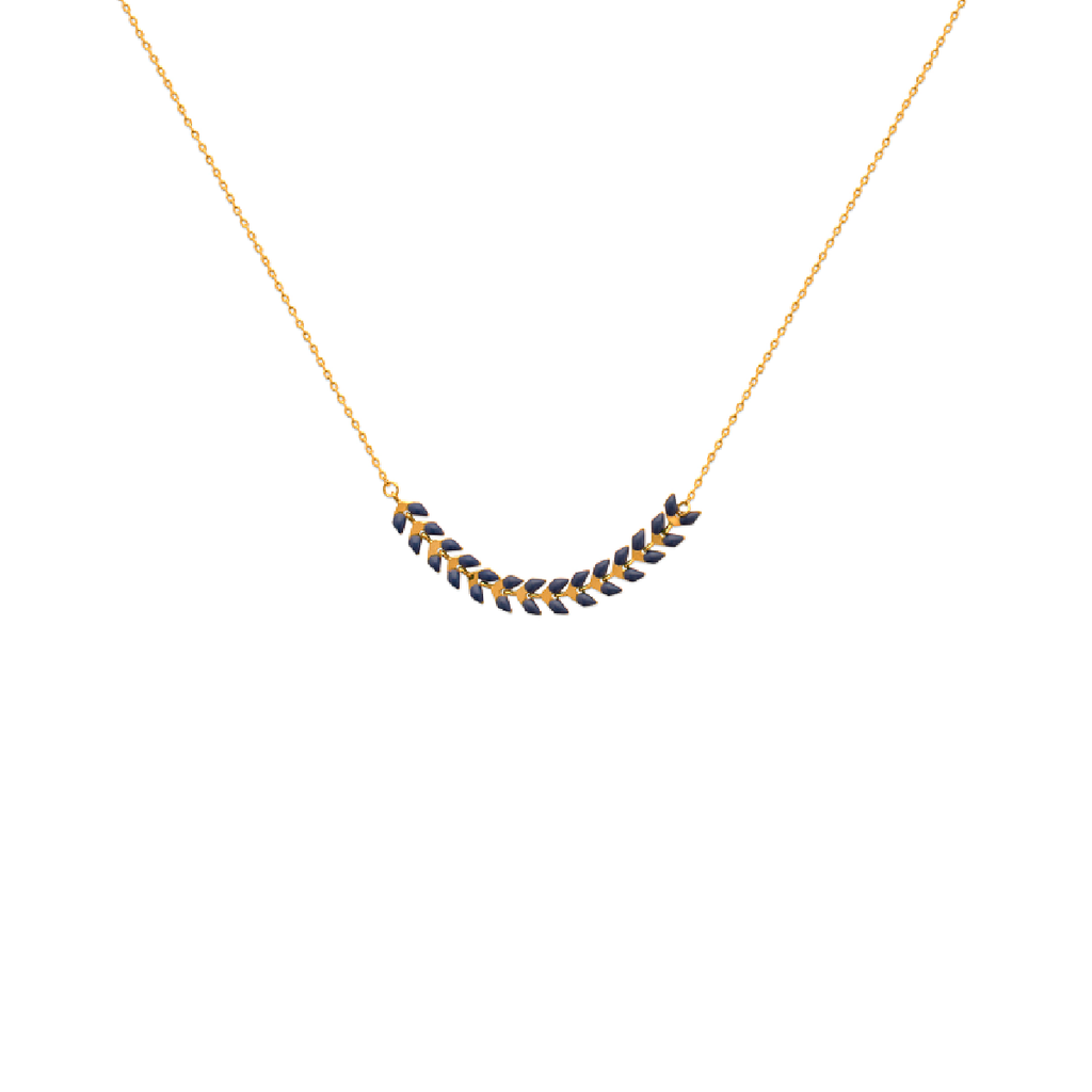 Mystigrey Eden Blue, Green or Red 18K Gold Plated Necklace for Women