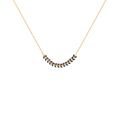 Mystigrey Eden Blue, Green or Red 18K Gold Plated Necklace for Women