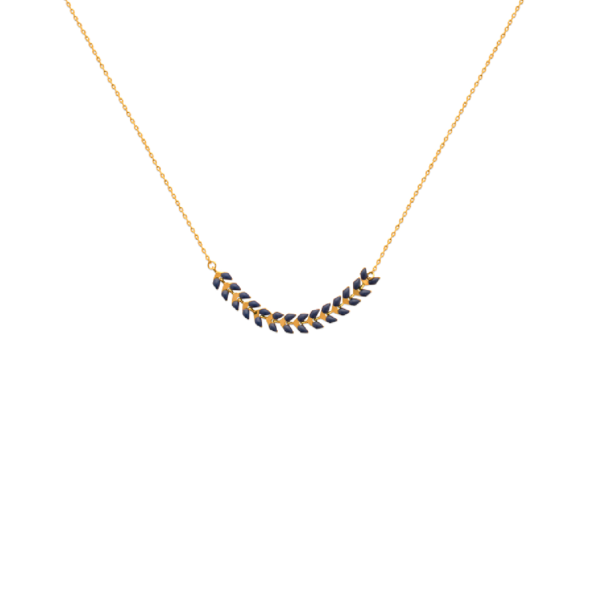 Mystigrey Eden Blue, Green or Red 18K Gold Plated Necklace for Women