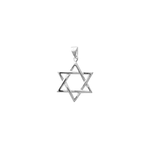 Load image into Gallery viewer, Mystigrey Star .925 Sterling Silver Plated Rhodium and 18K Gold Plated Pendant
