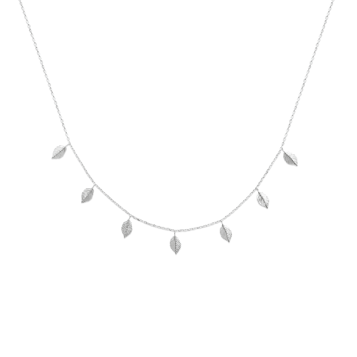Mystigrey Autumn .925 Sterling Silver Plated Rhodium  and 18K Gold Plated Necklace