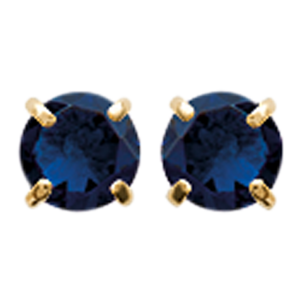 Mystigrey Sephira Blue 18K Gold Plated Earrings for Women