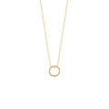 Myra Circle Necklace in 18K Gold Plated