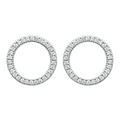 Angel Earrings in 925 Sterling Silver Plated Rhodium