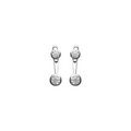 Liberty Jacket Earrings in 925 Sterling Silver Plated Rhodium or 18K Gold Plated