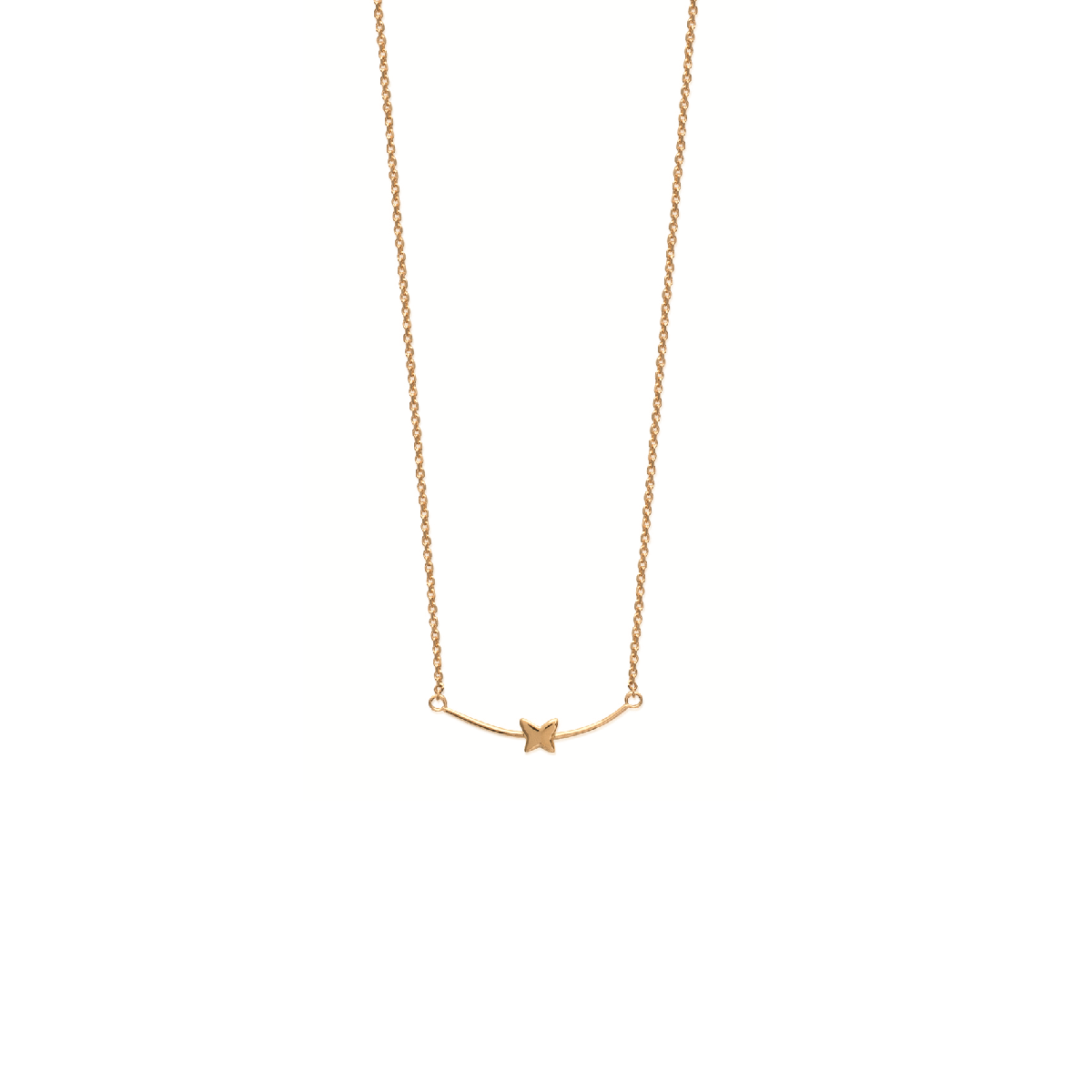 Butterfly Necklace in 18K Gold Plated