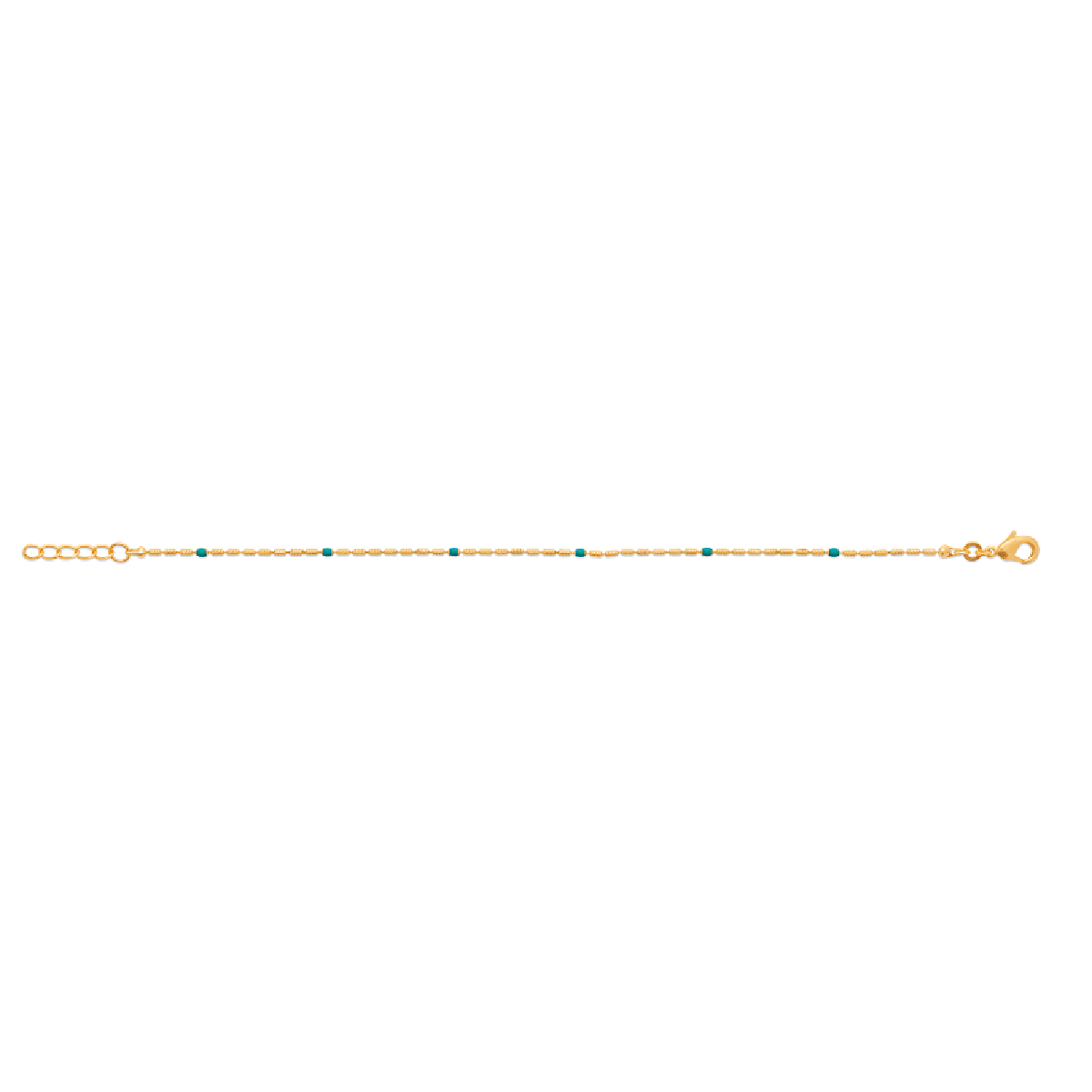Mystigrey Colette 18K Gold Plated Bracelet for Women Available in Blue, Turquoise, Red, Pink and Black
