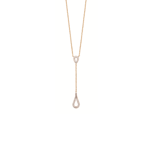 Mystigrey Elena 18K Gold Plated  Necklace for Women with Cubic Zirconia